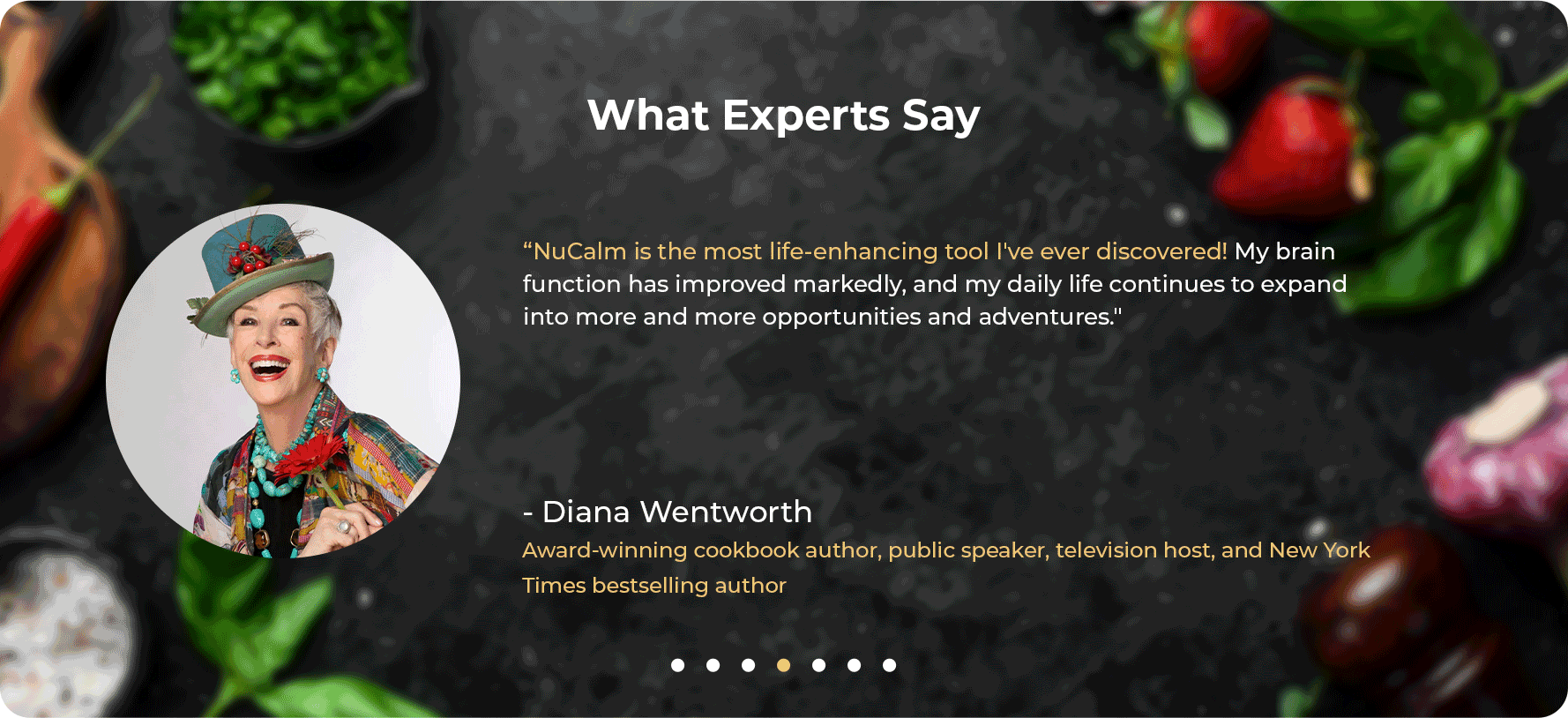 Expert testimonial from Diana Wentworth