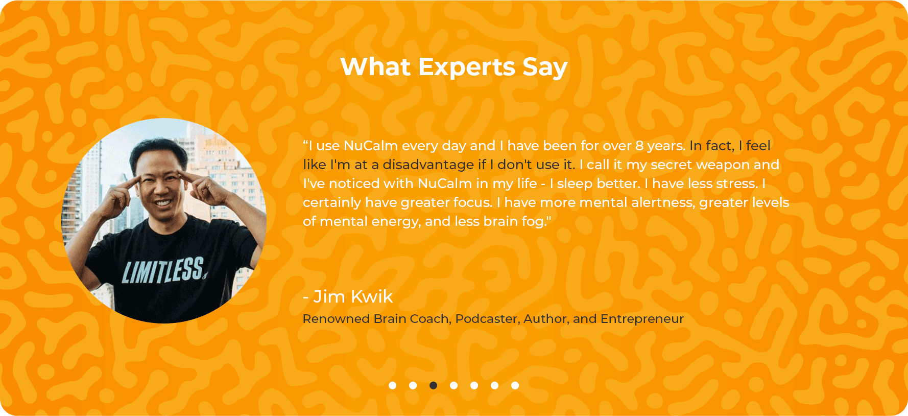 Expert testimonial from Jim Kwik